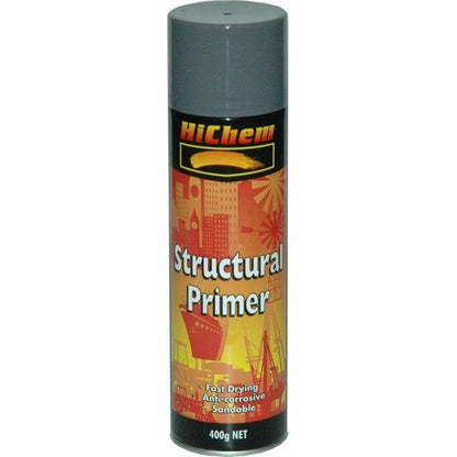 HiChem Structural Primer GREY, 400g (12 Cans) - South East Clearance Centre