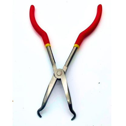 11″ 280mm Long Reach Nose Hose Gripper Pliers Round Jaw - Pincer Grip - South East Clearance Centre