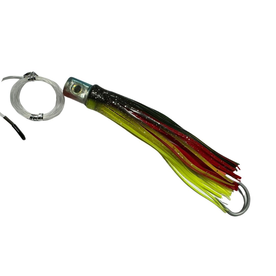 Kamikaze Trolling Skirt Lure 6" Rigged Colour 10