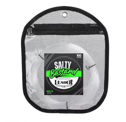 Salty Bastard Monofilament Leader - 100 metres