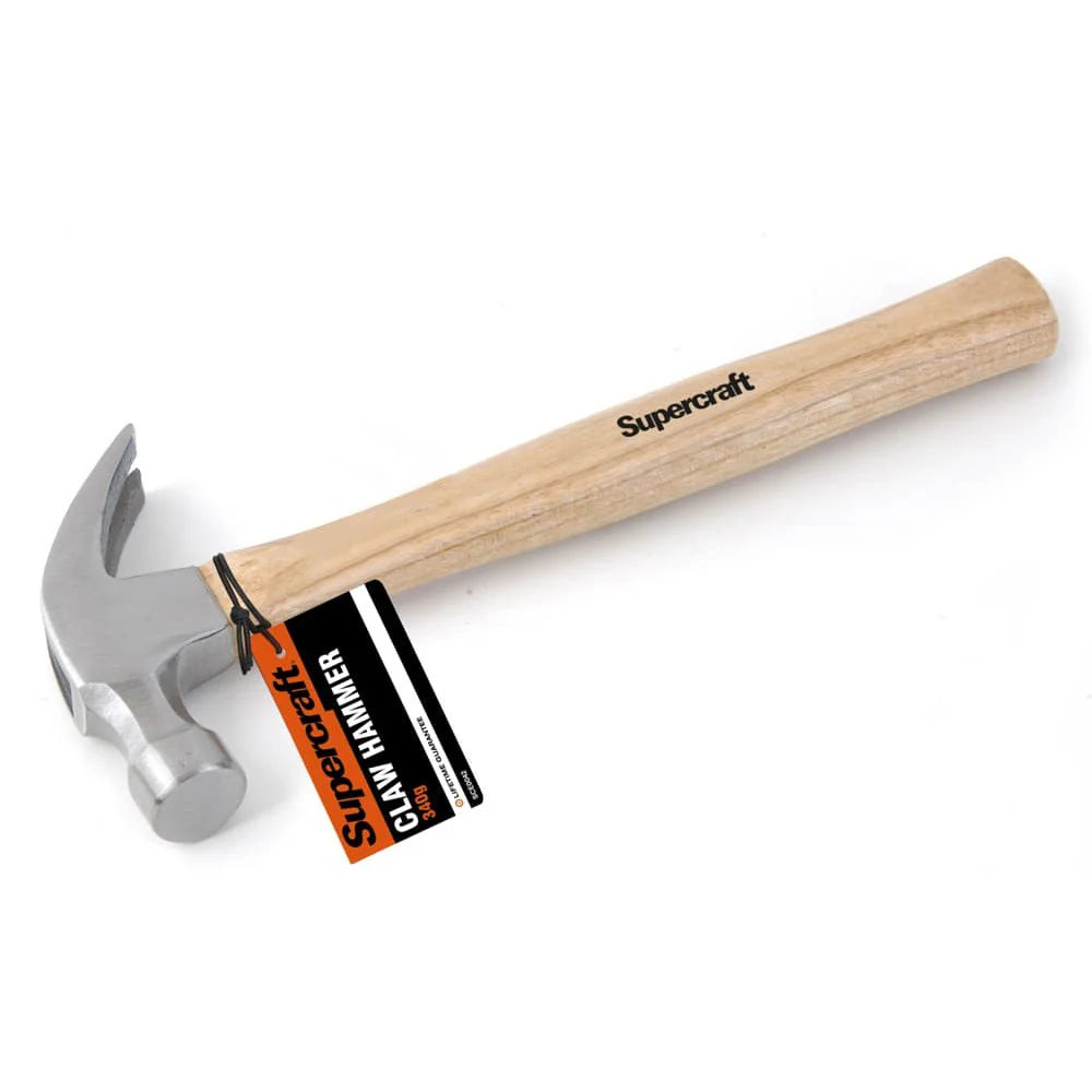 Supercraft SCE0042 Wood Handle Claw Hammer 340g