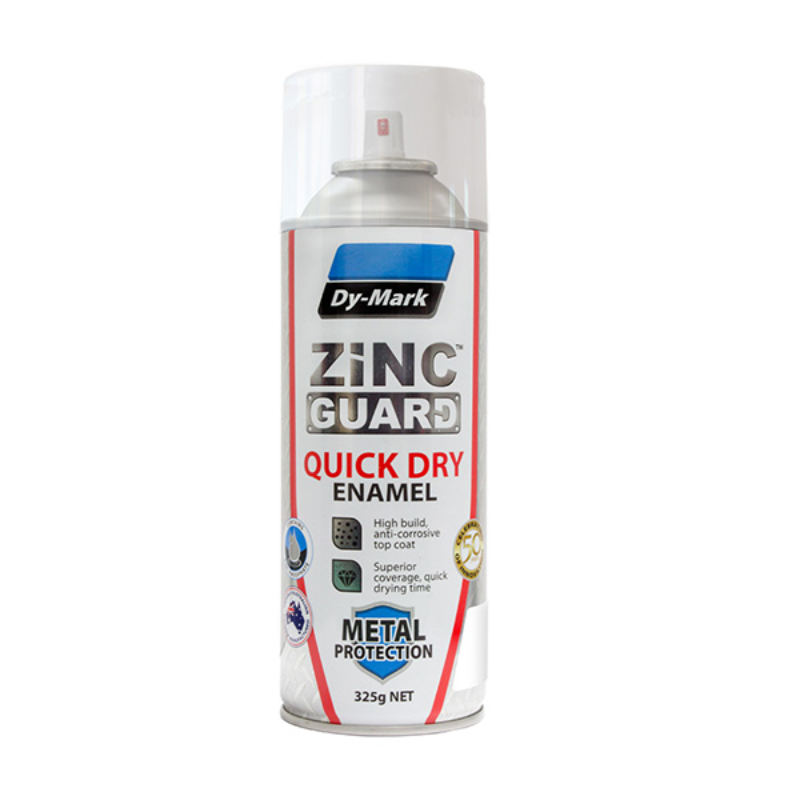 Dy-Mark Zinc Guard QD Enamel 325g | CLEAR GLOSS (12 Cans) - South East Clearance Centre