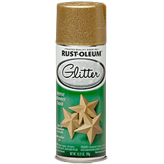 Rust-Oleum 267689 Glitter Gold Spray - South East Clearance Centre