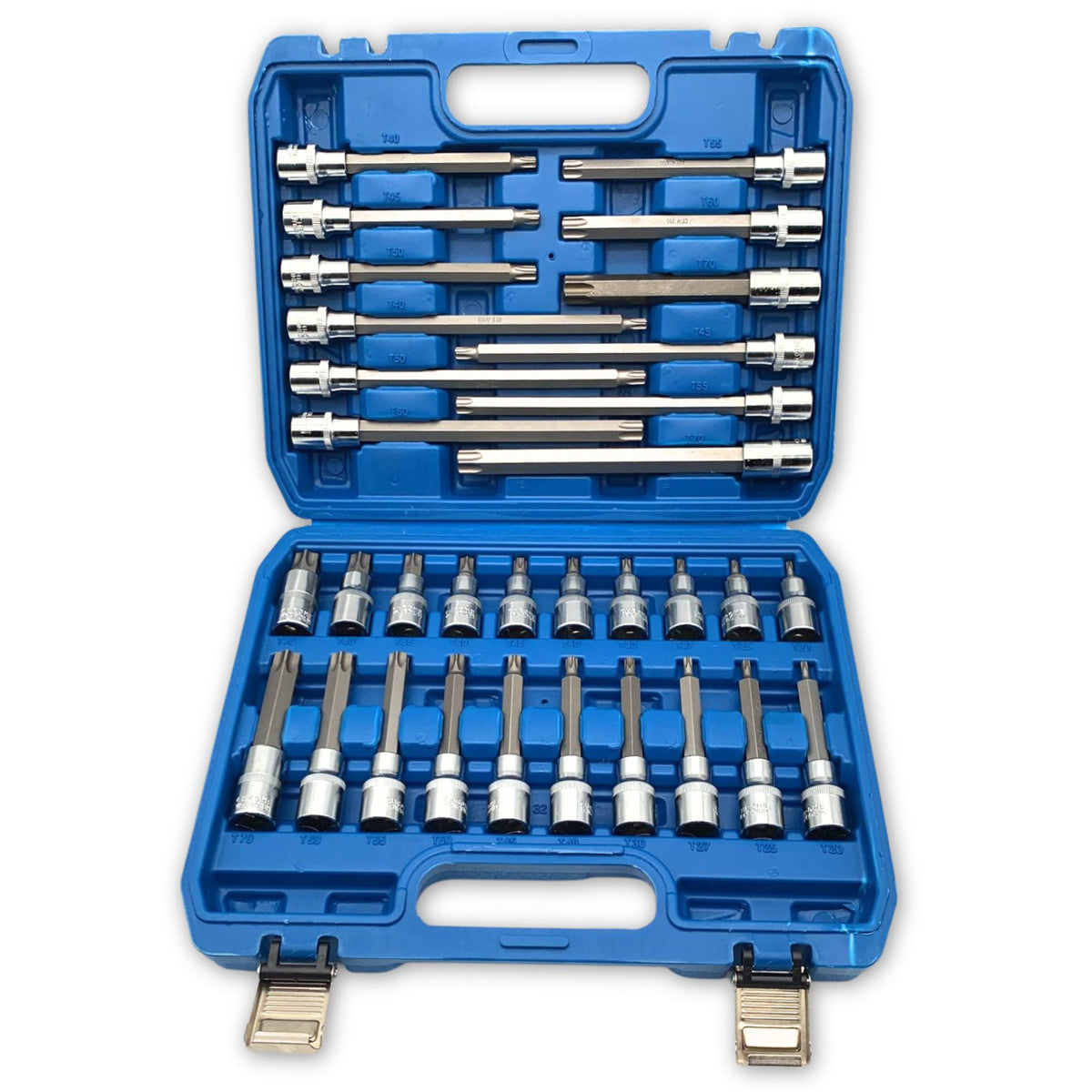 32 Piece Torx Socket and Nut Set, 1/2&quot; Drive - South East Clearance Centre