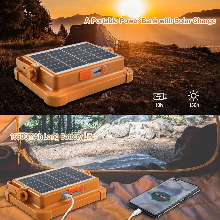 205mm Solar LED Rechargeable Camping Light