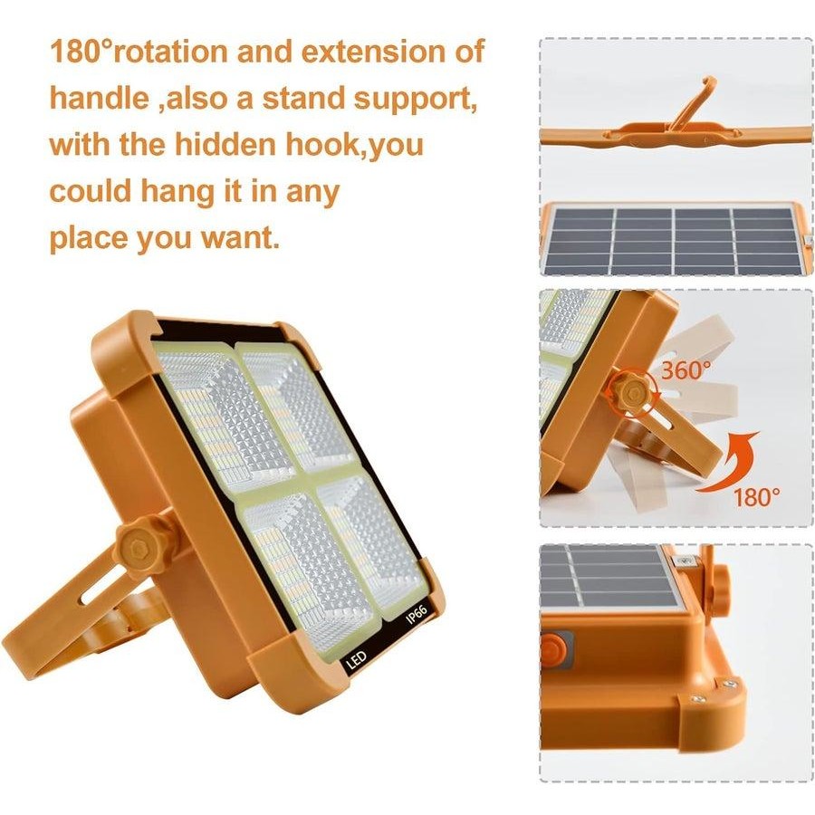 205mm Solar LED Rechargeable Camping Light