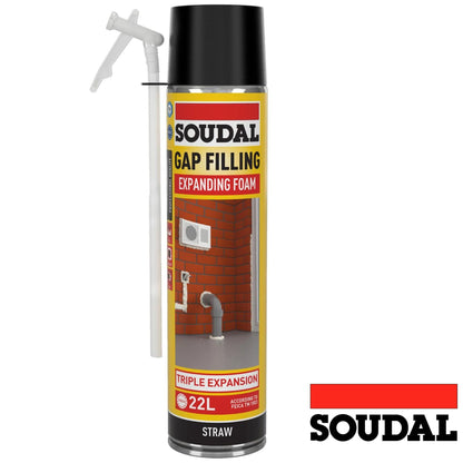 Soudal Gap Filling Expanding Foam | Triple Expansion - 500ml - South East Clearance Centre