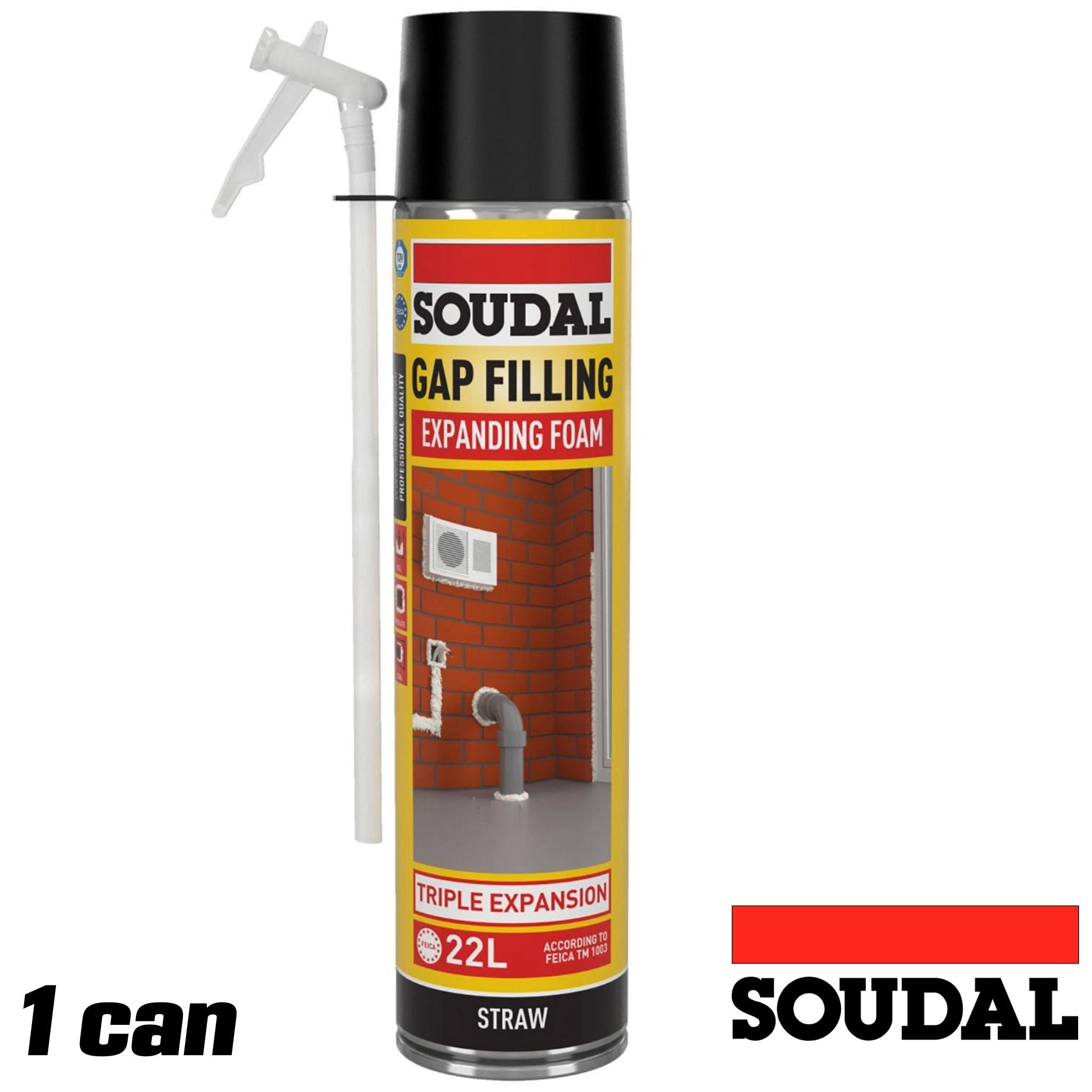 Soudal Gap Filling Expanding Foam - 500ml - South East Clearance Centre