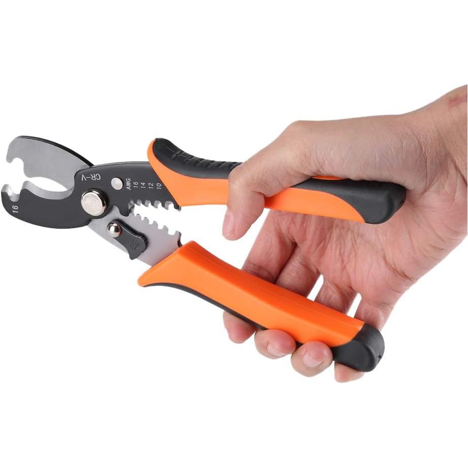 7" Cable Cutter Wire Stripper | 8-16 AWG - South East Clearance Centre