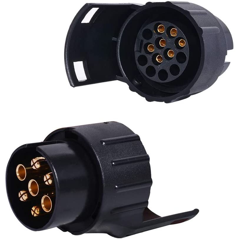 Trailer Connector Adaptor | 7 Pin plug to 13 Pin Socket | Micro Adaptor / Connector Plug | TC68 - South East Clearance Centre