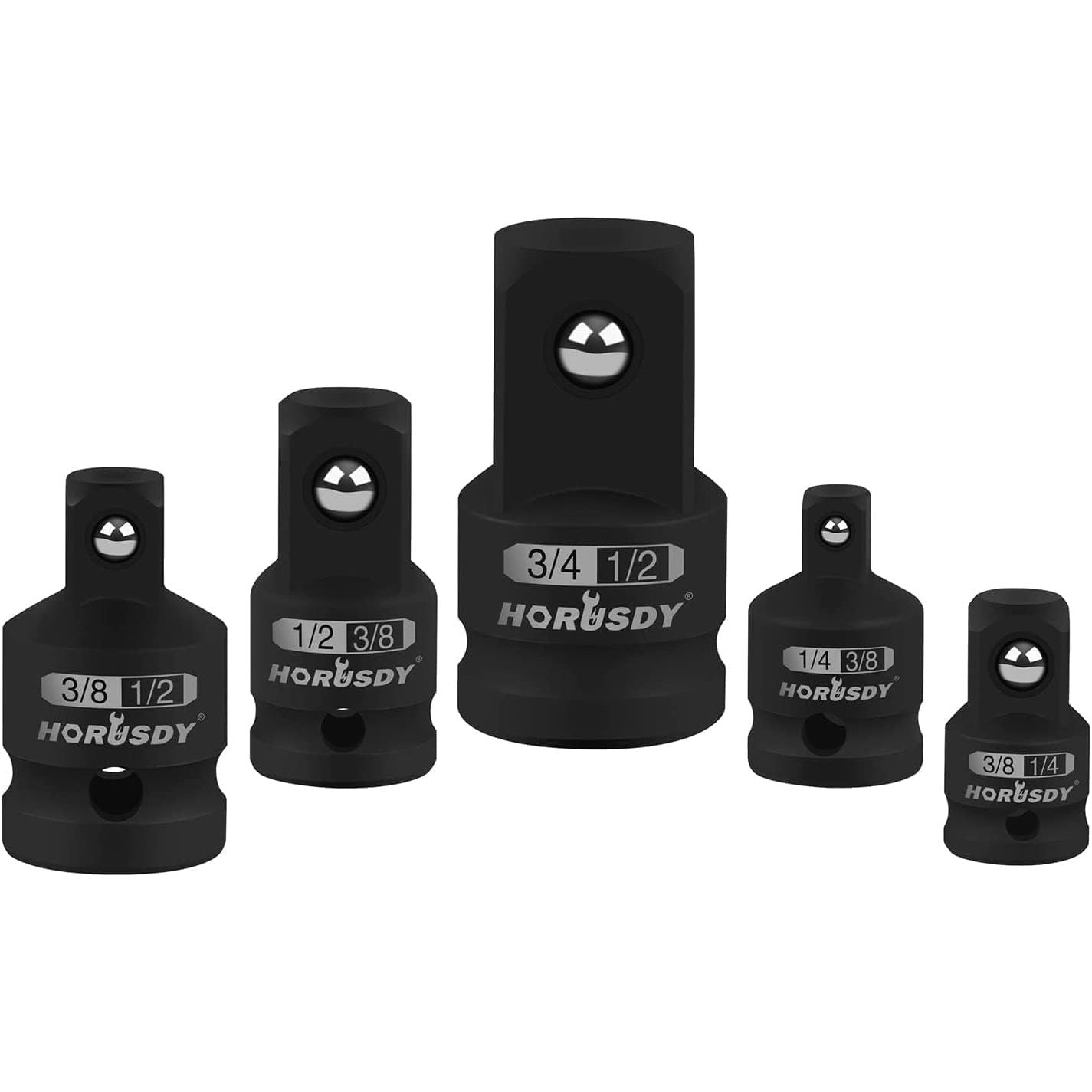 5 Piece Impact Socket Adapter and Reducer - South East Clearance Centre