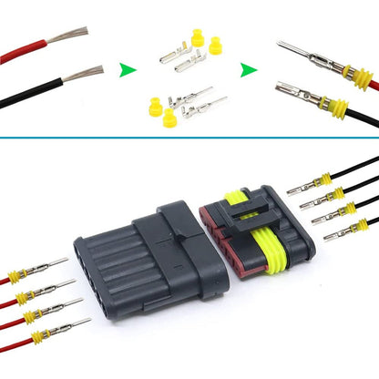 708 Piece Waterproof Electrical Wire Automotive Plug Connector Kit - South East Clearance Centre