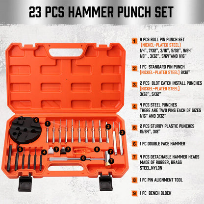 Hammer Punch Set & Bench Block