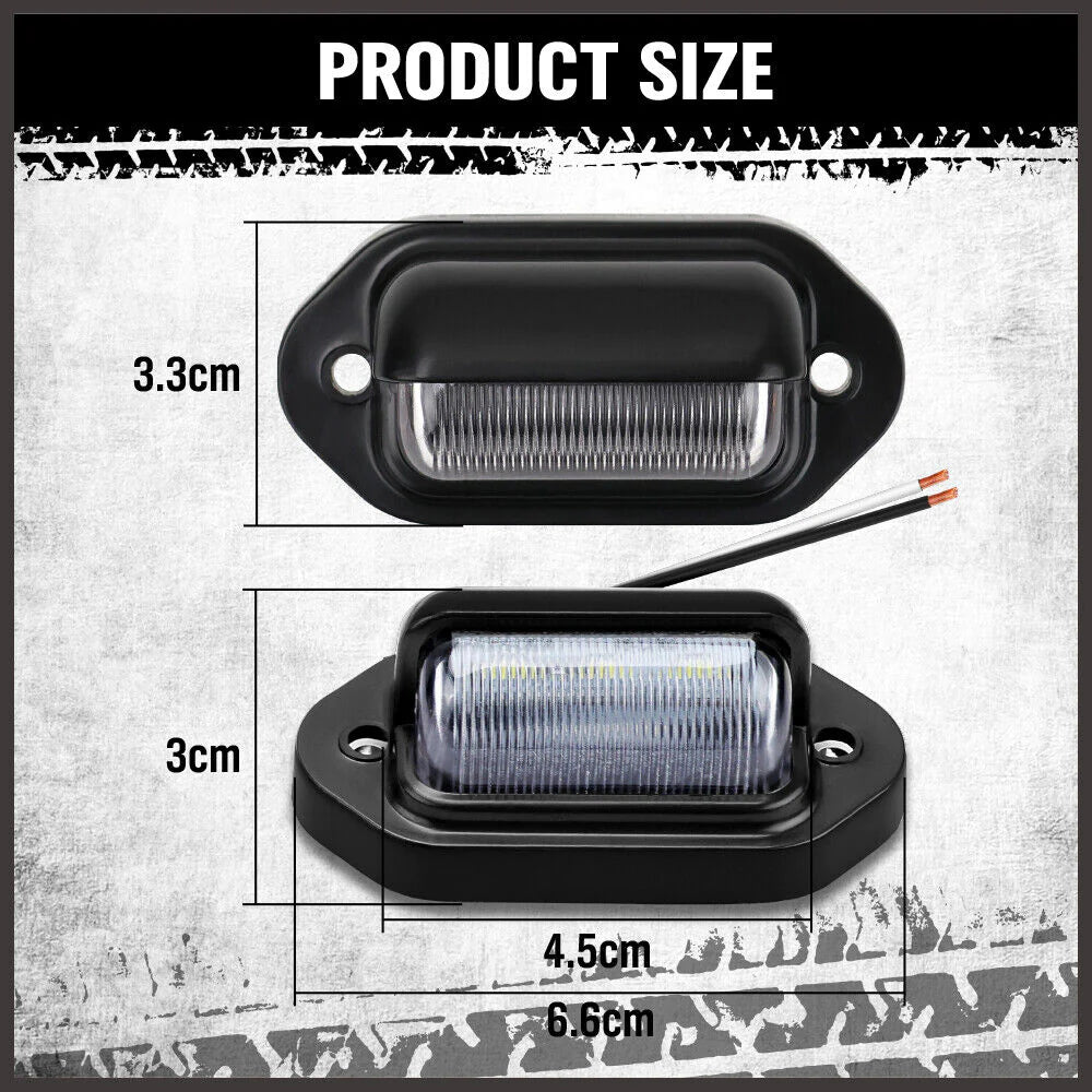 Twin Pack | 3 LED License Number Plate Light Lamp - South East Clearance Centre