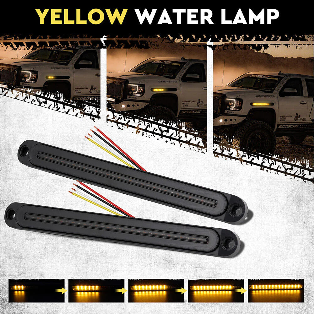 Twin Pack | LED Tail Lights Flowing Turn Signal Stop brake | For Trailers, Trucks, Utes & Caravans - South East Clearance Centre