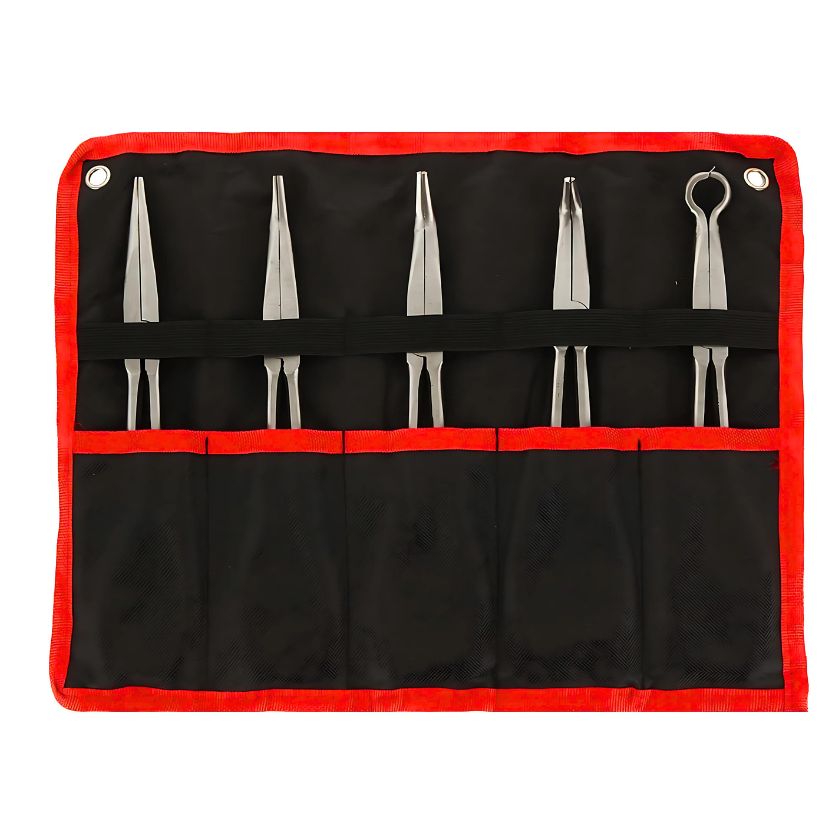 5 Piece Long Nose Plier Set