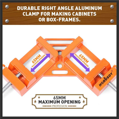 Quick-Jaw Right Angle 90 Degree Corner Clamp for Welding, Wood-working, Photo Framing - Best Unique Tool Men - South East Clearance Centre