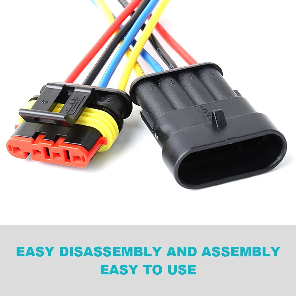 708 Piece Waterproof Electrical Wire Automotive Plug Connector Kit - South East Clearance Centre