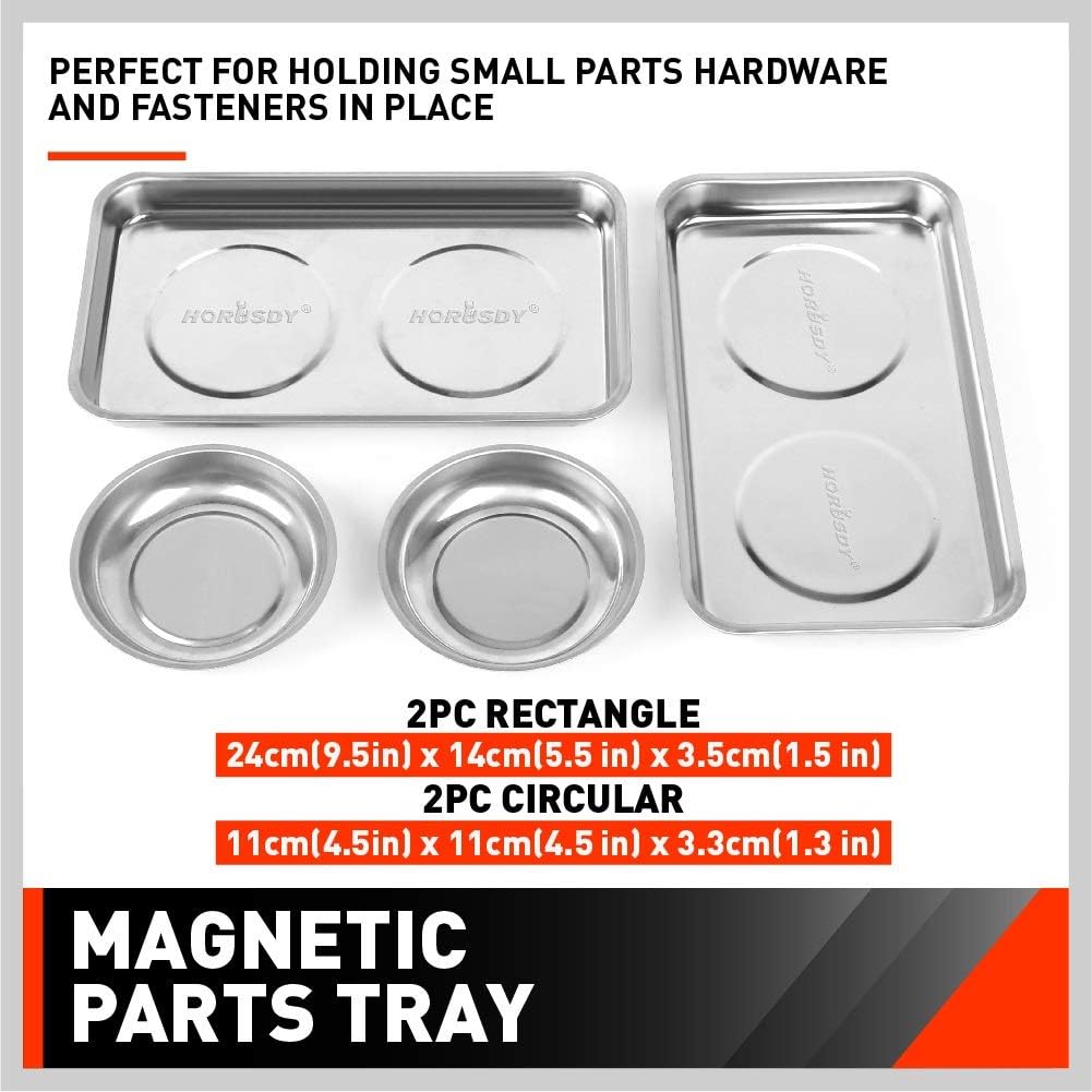 4 Piece Magnetic Parts Tray Kit - South East Clearance Centre