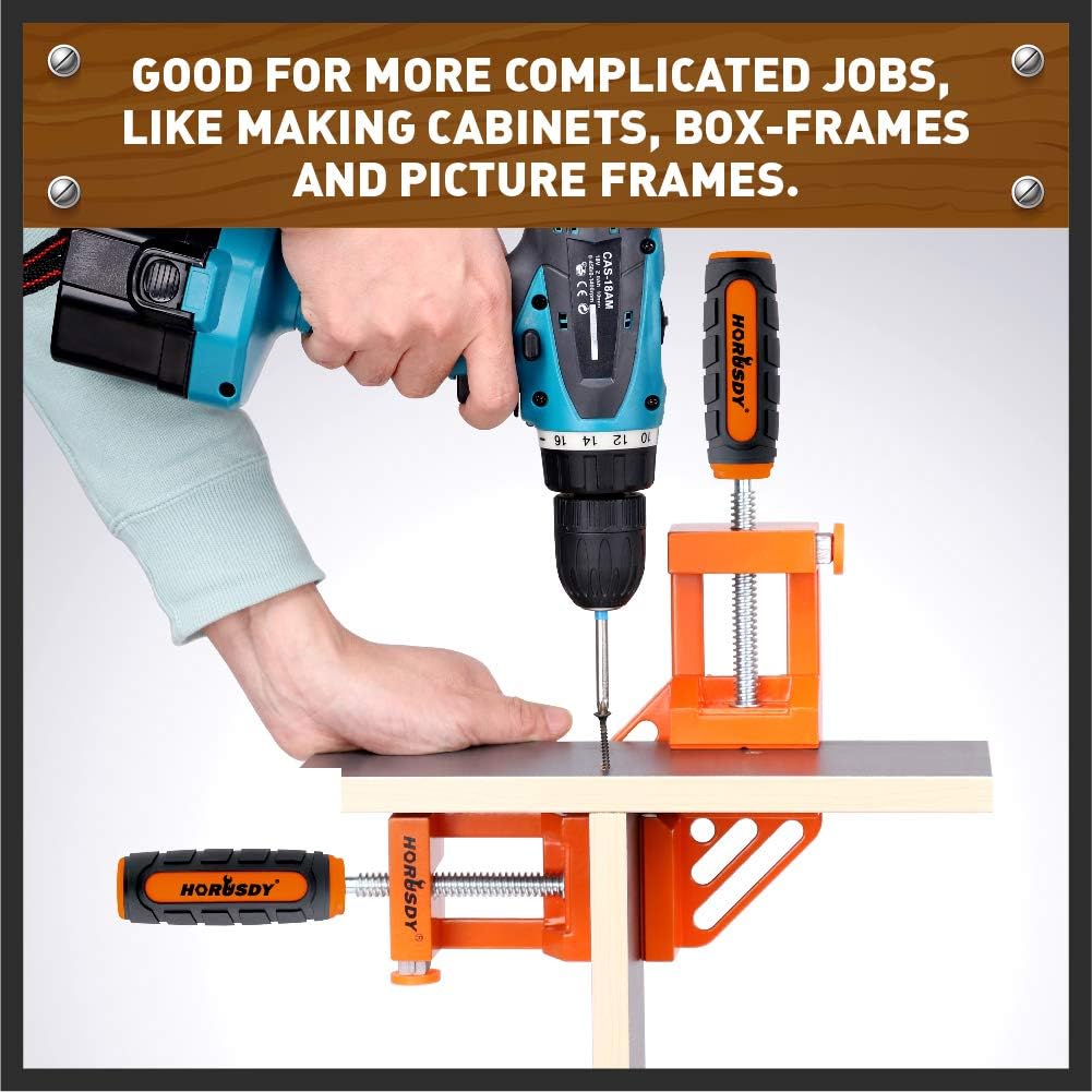 Quick-Jaw Right Angle 90 Degree Corner Clamp for Welding, Wood-working, Photo Framing - Best Unique Tool Men - South East Clearance Centre