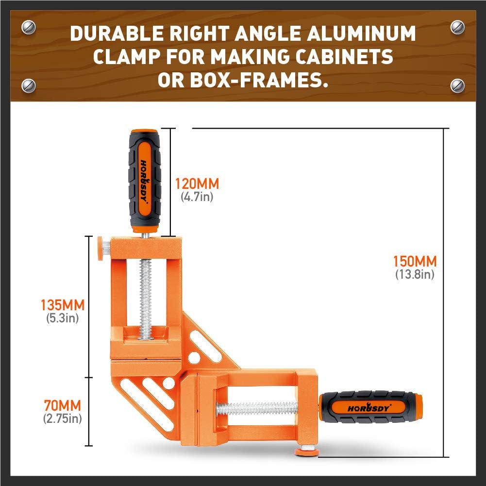 Quick-Jaw Right Angle 90 Degree Corner Clamp for Welding, Wood-working, Photo Framing - Best Unique Tool Men - South East Clearance Centre