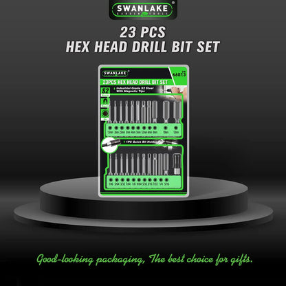 23 Piece Hex Head Drill Bit Set