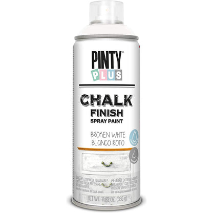 Matt White Chalk Finish Spray Paint Pintyplus | 6 Cans - South East Clearance Centre