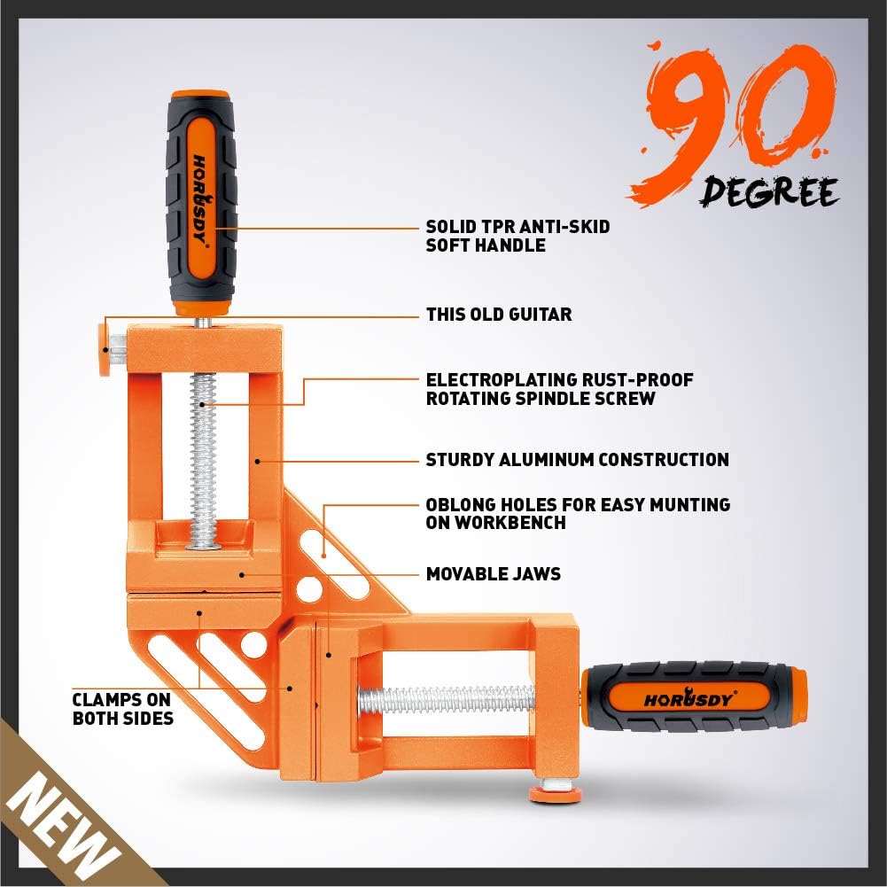 Quick-Jaw Right Angle 90 Degree Corner Clamp for Welding, Wood-working, Photo Framing - Best Unique Tool Men - South East Clearance Centre