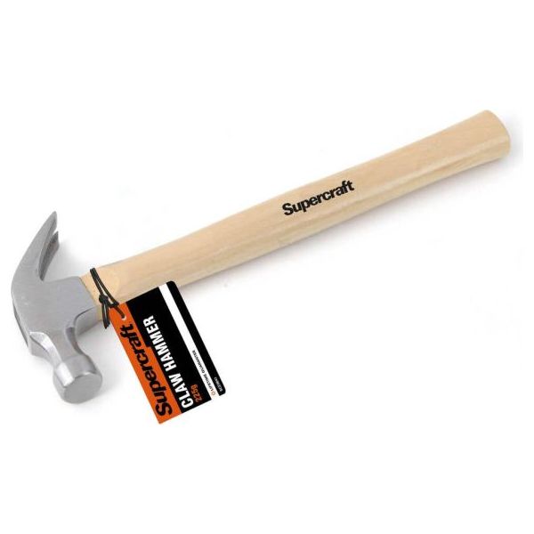 Supercraft SCE0041 Wood Handle Claw Hammer 225g