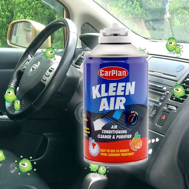 (9 PACK) CarPlan Kleen Air Conditioner Cleaner & Sanitiser SOA009 - South East Clearance Centre