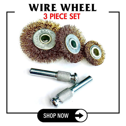 3 Pieces Wire Wheel Kit - South East Clearance Centre