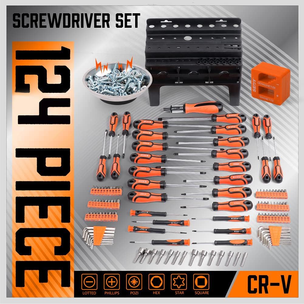 124-Piece Ultimate Screwdriver Set - South East Clearance Centre