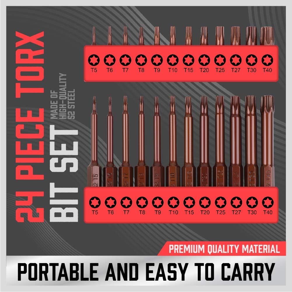 24 Piece Torx Bit Set - South East Clearance Centre