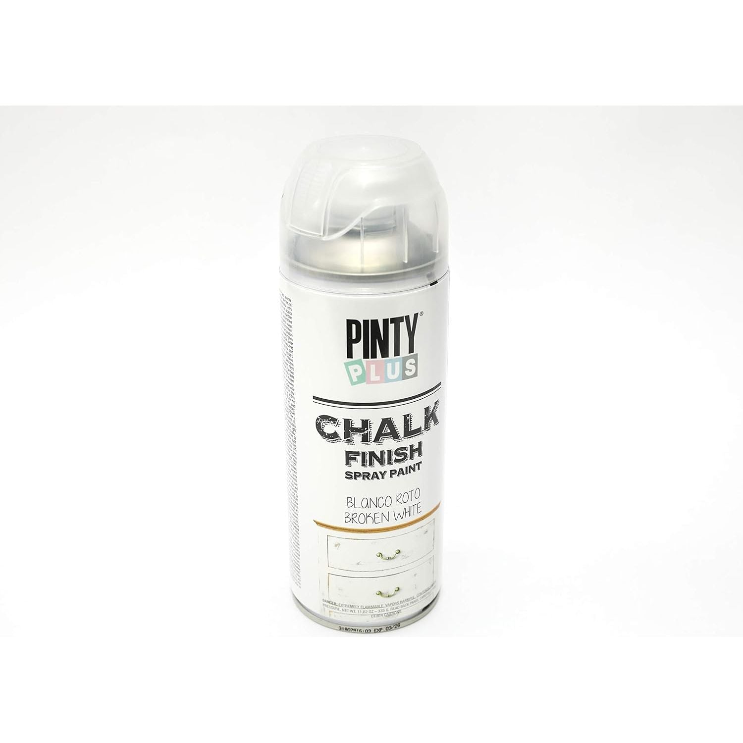 Matt White Chalk Finish Spray Paint Pintyplus | 6 Cans - South East Clearance Centre