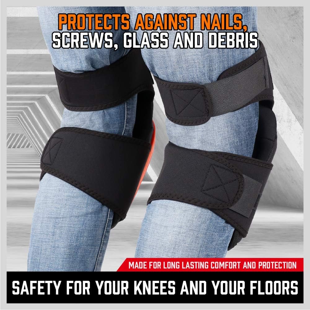 Heavy Duty Professional Gel Knee Pads - South East Clearance Centre