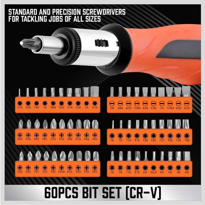 124-Piece Ultimate Screwdriver Set - South East Clearance Centre