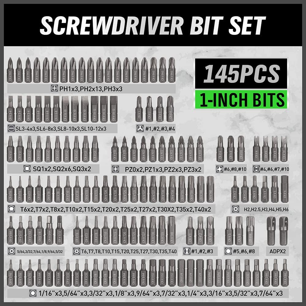 232 Piece Ultimate Screwdriver Bit Set