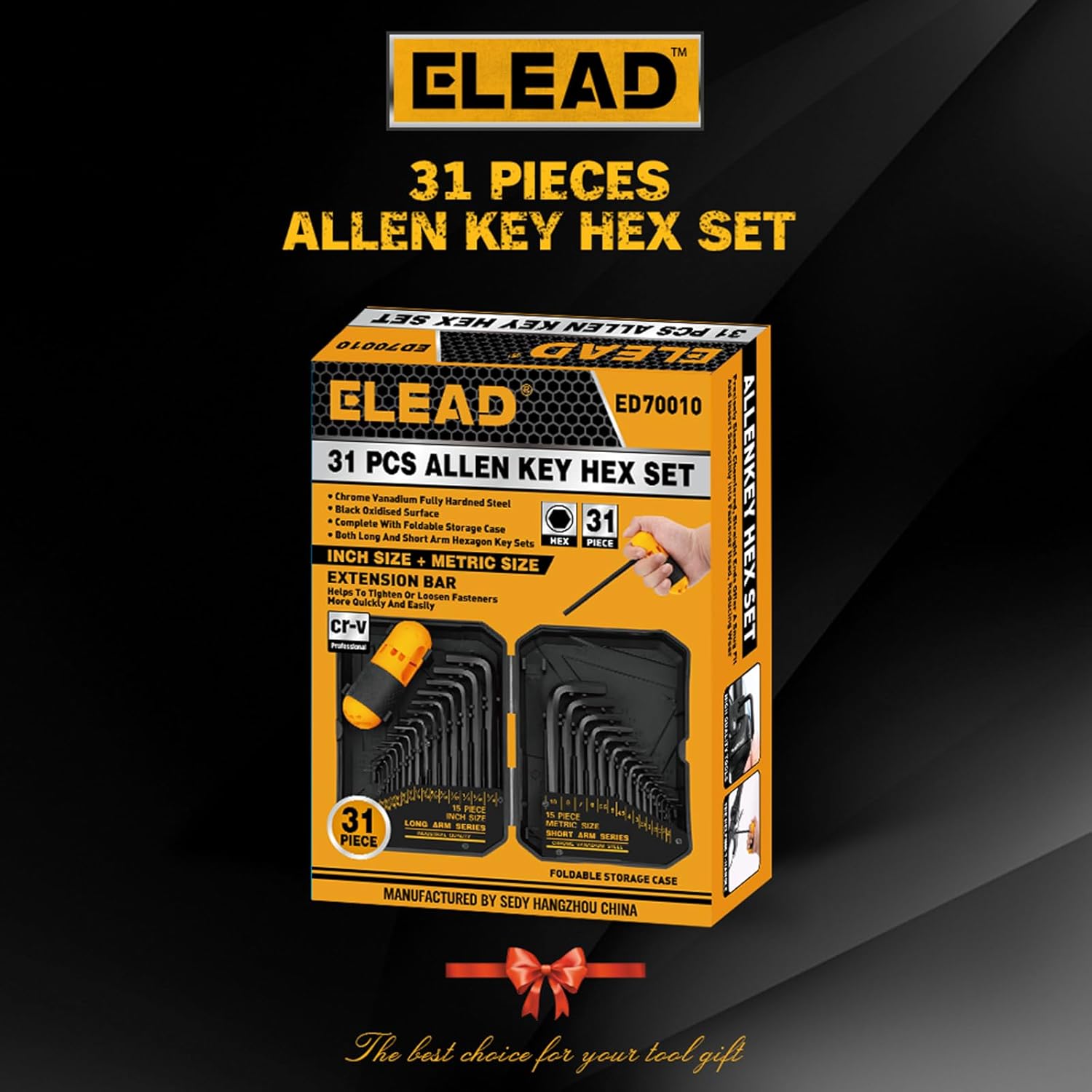 31 Piece Allen Key Hex Set