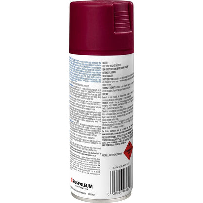 Rust Oleum 2X Ultra Cover Matt Spray, Red Currant, 340 g,  357853 (6 cans) - South East Clearance Centre