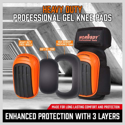 Heavy Duty Professional Gel Knee Pads - South East Clearance Centre