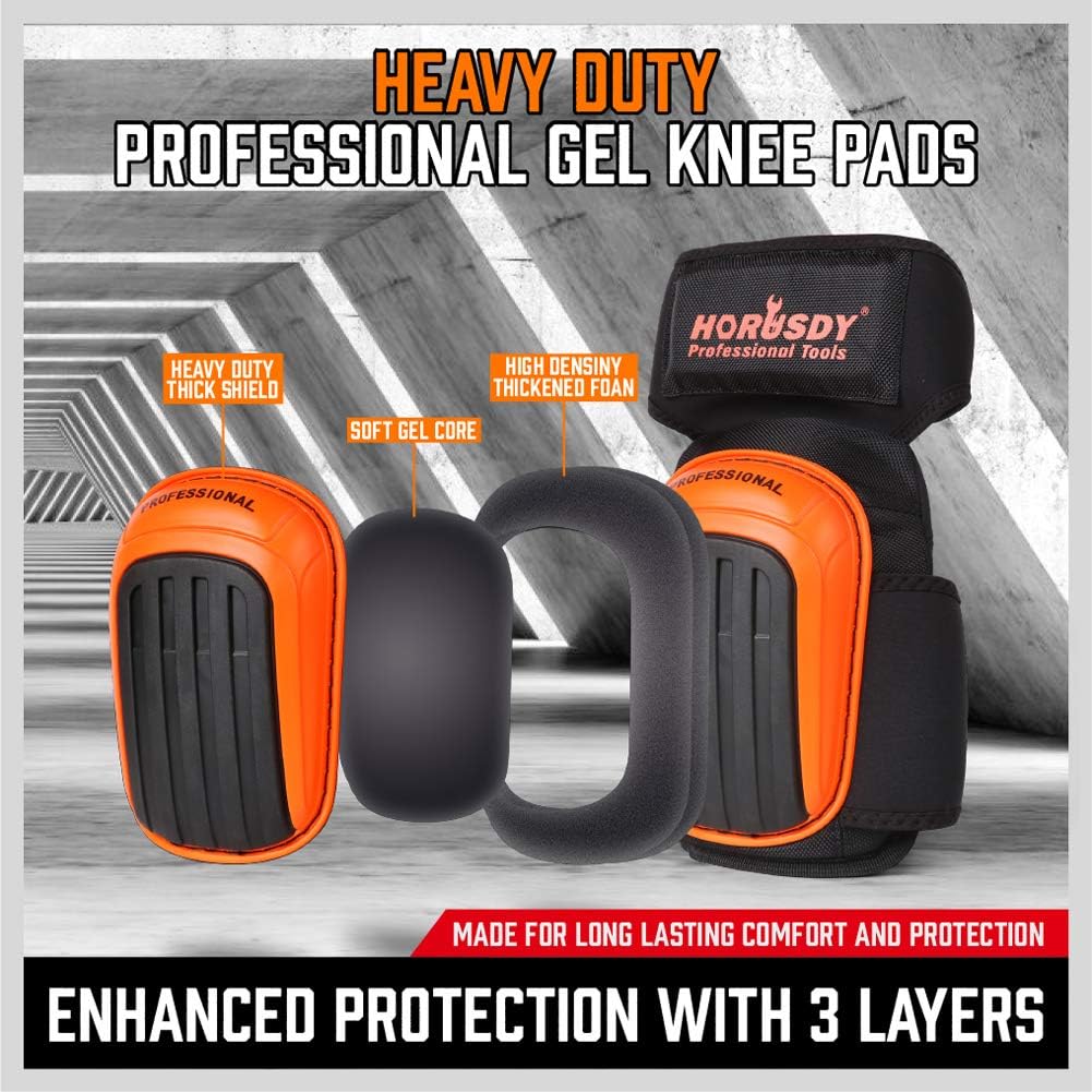 Heavy Duty Professional Gel Knee Pads - South East Clearance Centre