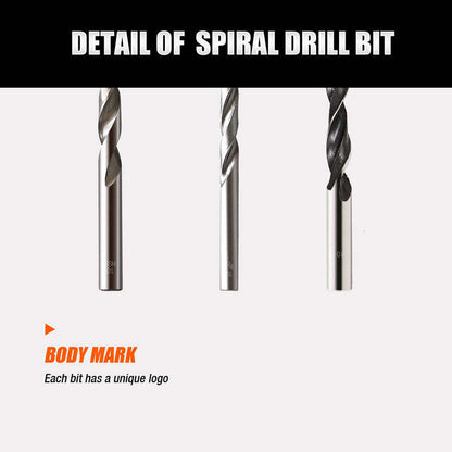 Spiral Drill Bit Set, 5 Piece Set - South East Clearance Centre