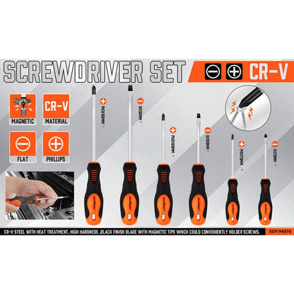 Heavy Duty Magnetic Tip Screwdriver Ser - South East Clearance Centre