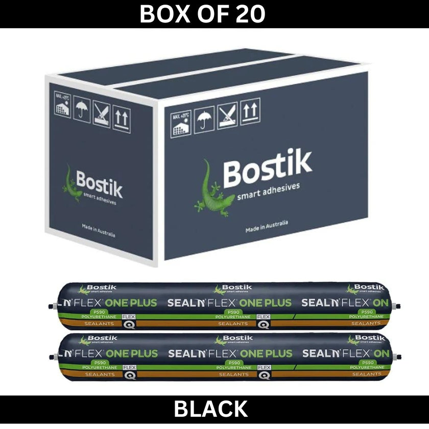 BOSTIK Polyurethane Sealant 600ml Seal N Flex Black 30619337 (Box of 20)