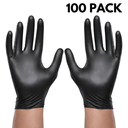 Black Nitrile Gloves - 100 Pack - South East Clearance Centre