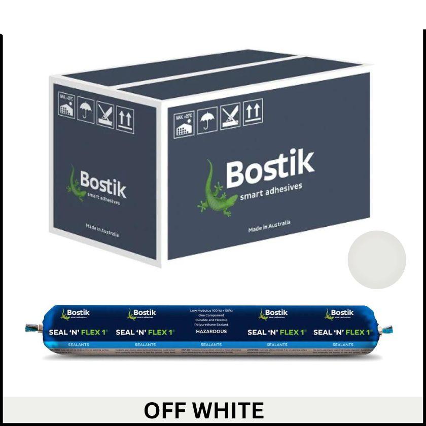 Bostik 30800963 600ml Seal N Flex 1 Polyurethane Sealant Sausages - Off White (Box of 20)