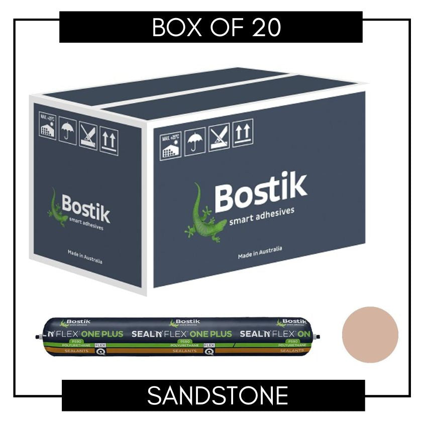 BOSTIK 30619346 Polyurethane Sealant 600ml Seal N Flex One Plus, SANDSTONE (BOX OF 20)