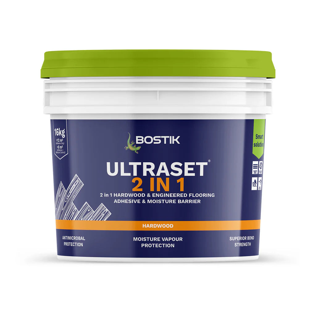 Bostik Ultraset 2in1 Timber Flooring Adhesive - 16kg