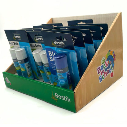 Bostik Glu & Blu Stick Back to School Bundle (20 Glu Sticks & 5 Blu Sticks)