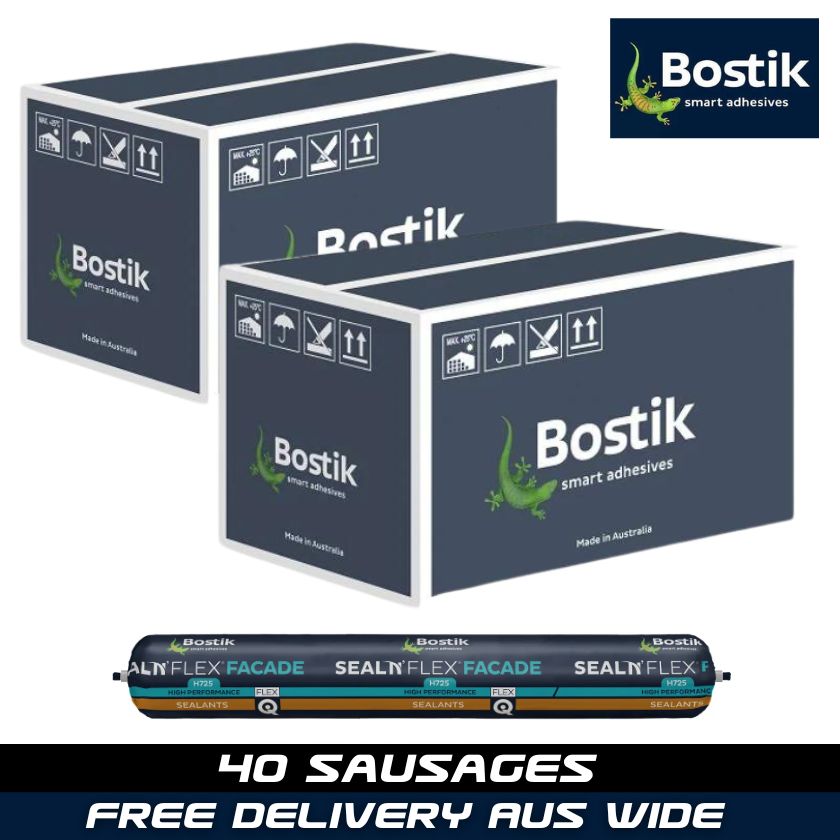 Bostik SEAL &#39;N&#39; FLEX® FACADE H725 Low Modulus Sealant 600ml (WHITE), (40 PACK)